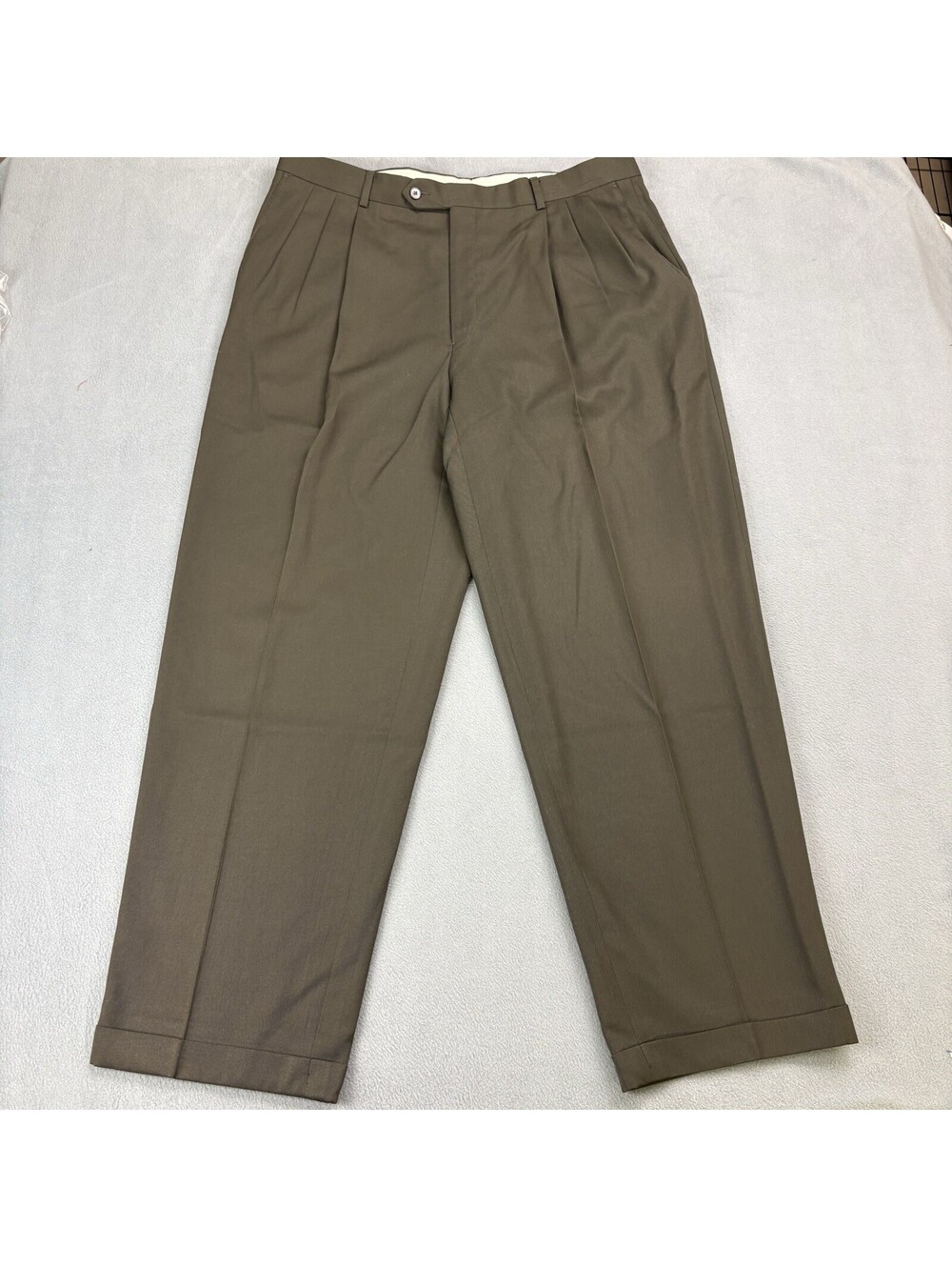 Vintage Givenchy Monsieur Pants Size 40R (Fit 39x31 in.) Brown USA Made